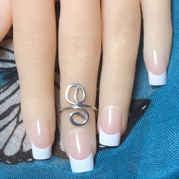 Toe Ring/MIDI Ring Sterling Silver Free Spirit 8 Toe/MIDI Sterling Silver Ring - Picture 4 of 4